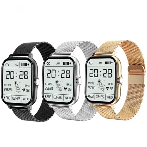 🎉Big Sale 🎉Y13 Smart Sports Watch Stainless Steel Heart Rate Fitness IP67 IPS 4G Connectivity Silicone Strap Bw0242