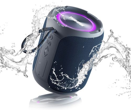 Portable Bluetooth Speaker with Stereo IPX7 Waterproof  Bluetooth 5.3 with 4 in 1 BT Aux TF Card U Disk Input  40W Wireless Speaker for Outdoor Home Party Electronic Gadgets
