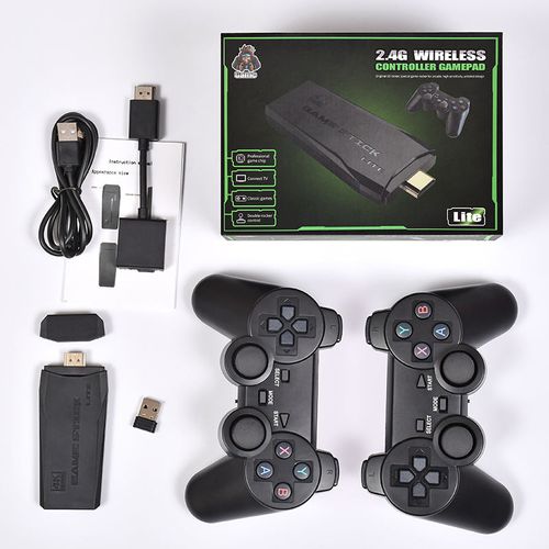 🎉Big Sale 🎉M8 Pro Game Stick 4K M8 Support Connect Mobile Phone Screen on TV Video Gaming Console 64GB 20000 Retro Games for PS SNES