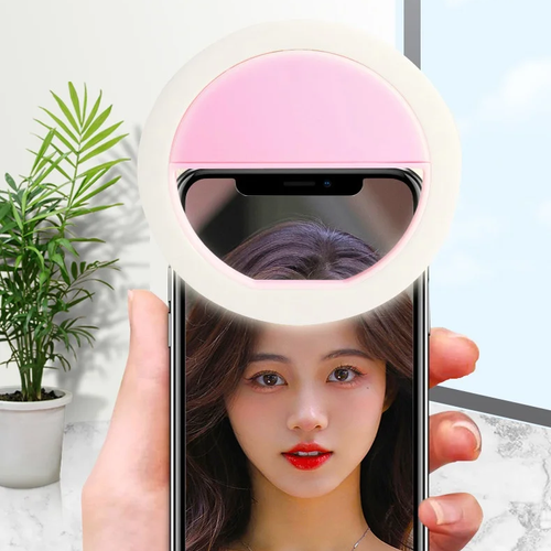 USB Rechargeable Selfie Ring Light, 36-LED Portable Selfie Light, Photoshoot Light, Night Selfie Enhancing Light for Phone Photography, Selfie Accessories, Gifts For Girlfriend Cellphone, Selfie LED Lights