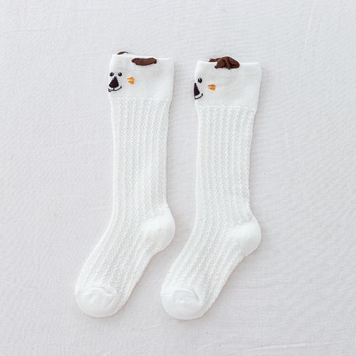 ⚡⚡3 Pairs for 1 Price⚡⚡Anti-Mosquito Summer Thin Mesh Knee-High Baby Socks - Cute Animal Prints, Unisex for Boys & Girls, Newborn Soft Cotton Socks