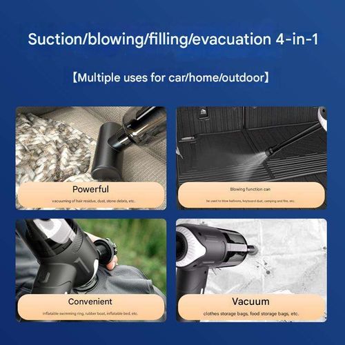 Portable Cordless Handheld Vacuum Cleaner Lightweight for Car and Room