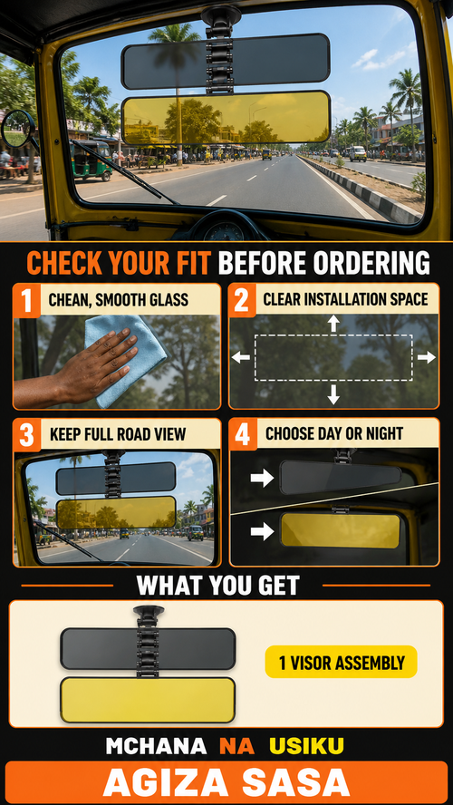 🔥HOT SALE🔥 COD！2-in-1 Day & Night Anti-Glare Windshield Visor