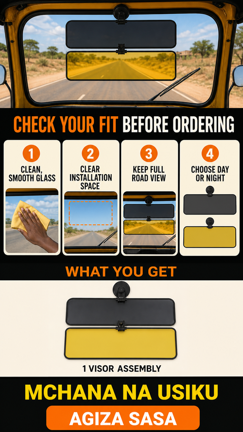 🔥HOT SALE🔥 COD！2-in-1 Day & Night Anti-Glare Windshield Visor
