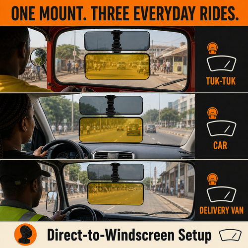 🔥HOT SALE🔥 COD！2-in-1 Day & Night Anti-Glare Windshield Visor