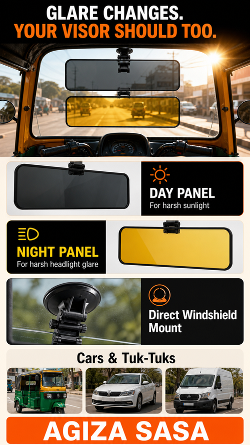 🔥HOT SALE🔥 COD！2-in-1 Day & Night Anti-Glare Windshield Visor