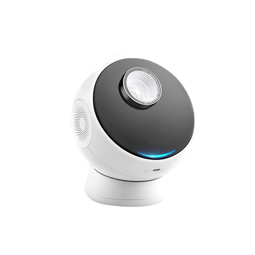Romantic Starry Night Light Projector, High-Definition Galaxy Professional Rotatable Aurora Borealis Moon Portable Mini Projector Bluetooth Speaker