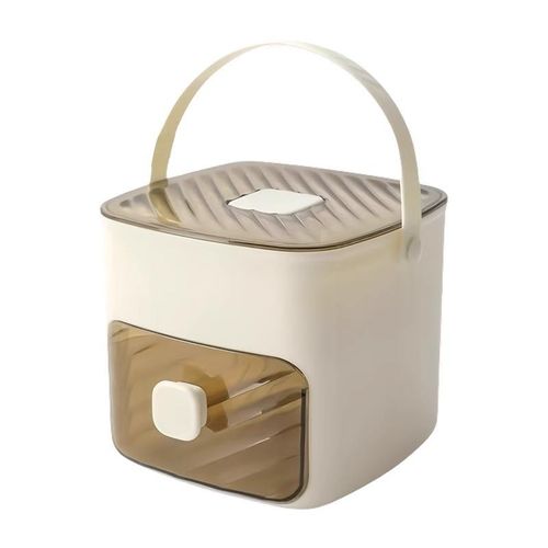 Large-capacity, food-grade ice bucket with double-layered ice cube mould