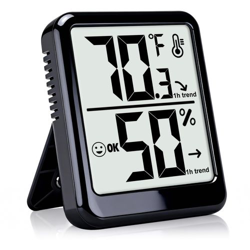 Baby Room Thermometer - Indoor Home Temperature & Humidity Monitor