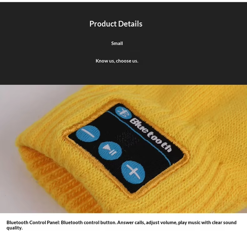 Bluetooth Music-Enabled, Dual-Band Call-Capable Insulated Gloves
