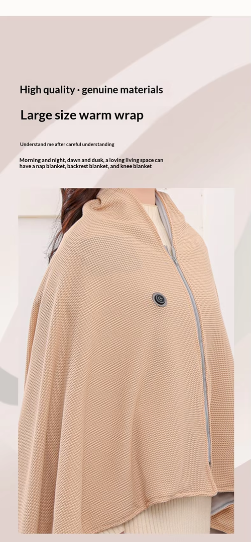 Rechargeable Heated Blanket and Shawl