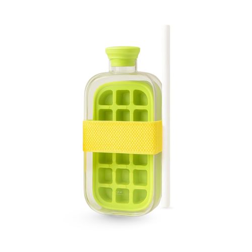 Push-button Ice Cube Tray Water Bottle