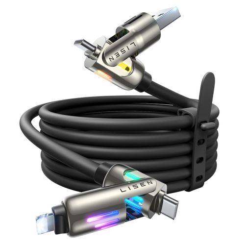 4-in-1 Multi-Function Fast Charging Cable