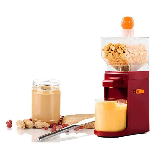Small-scale grinder for making homemade peanut butter