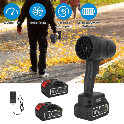 New portable garden tool: cordless leaf blower with battery, handheld yard cleaning blower for lawn care
