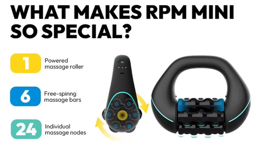 Healthcare Home Fitness Deep Tissue Muscle Vibration Relaxation Massager – Full-Body Relief Electric Roller Massager