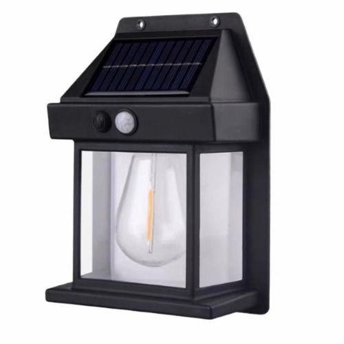 Solar-powered tungsten filament wall lights, suitable for gardens, courtyards, paths and outdoor areas