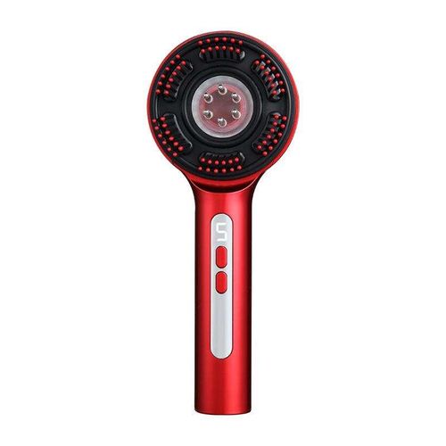 Electric red light scalp massager for hair growth and hair oil applicator