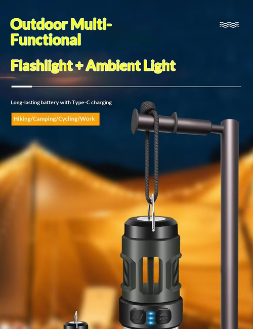 LED mosquito repellent, outdoor torch, compact and portable