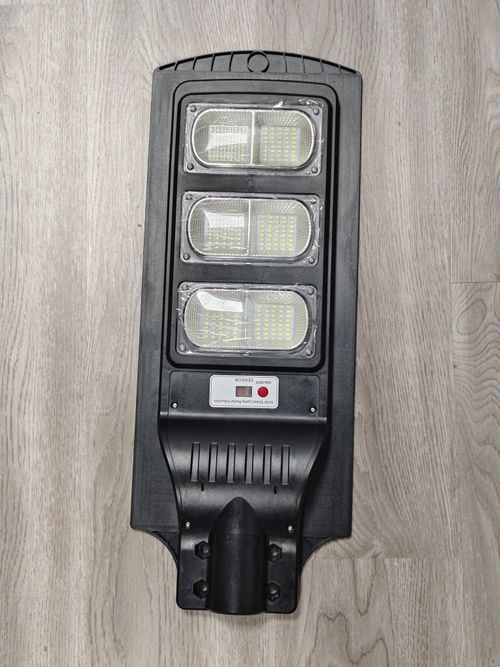 600W All in One Solar Street Light, 3-Eyes LED Outdoor Solar Lamp