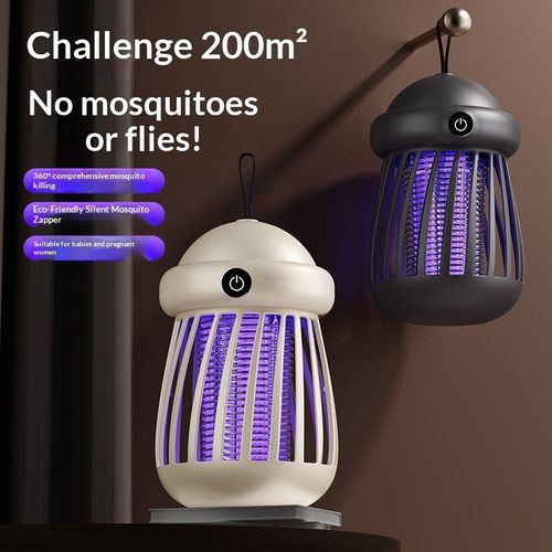 Mini LED Night Light: Rechargeable Solid-State Mosquito Repellent Lamp