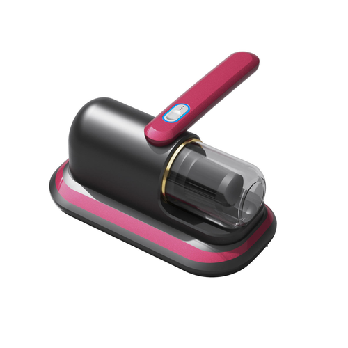 Handheld allergen vacuum cleaner with UV disinfection and heating for allergies and pets, killing mites, viruses, and mold.