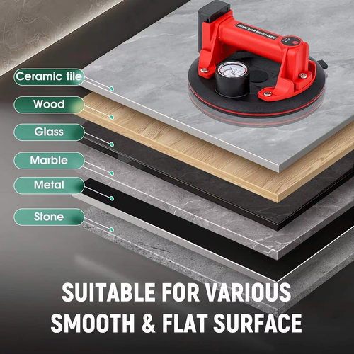 Vacuum suction cup press   suitable for removals  construction sites  glass and tiles