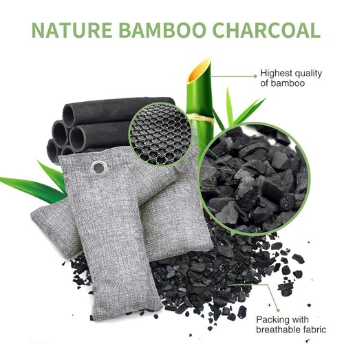 12-Pack Bamboo Charcoal Air Purifying Bags