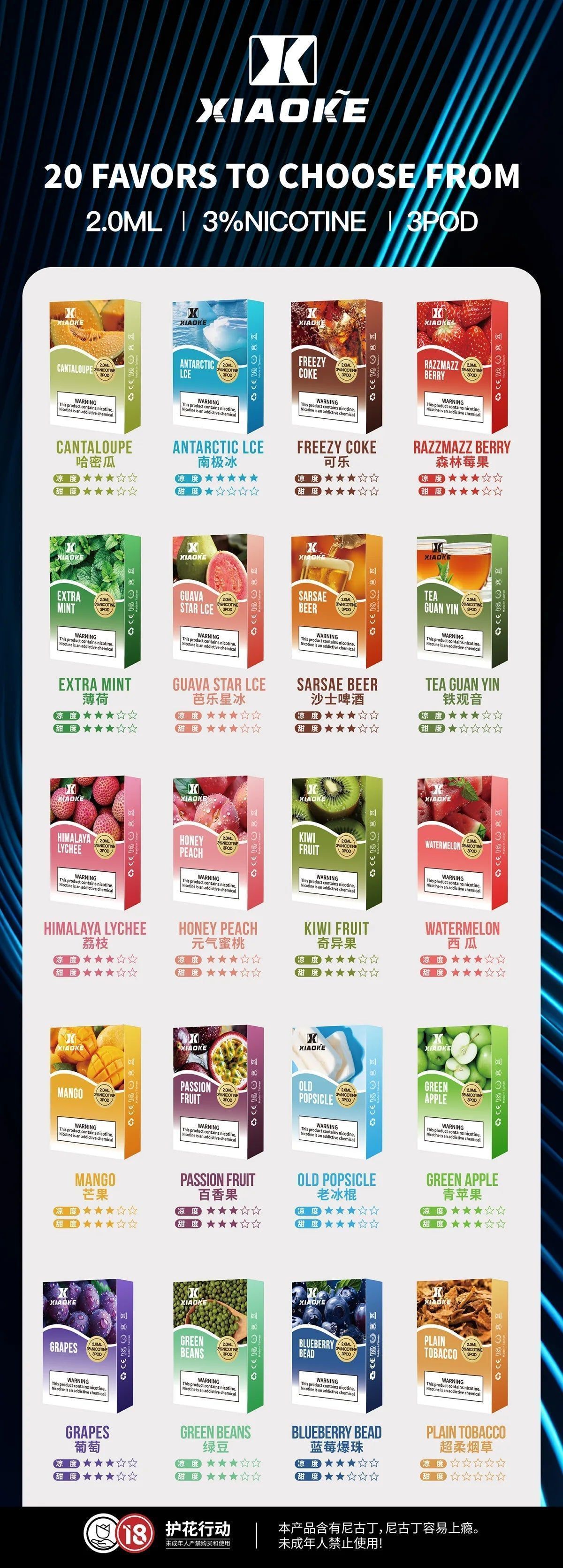 XIAOKE 梟客煙彈 一代 2ml 專用一代煙桿正品