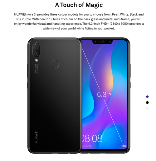 Huawei nova 3i, 128GB, 6GB 3340mAh Black | 💵 Pay on Delivery, Accra Shipping