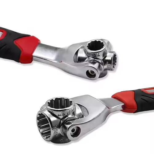 Wrench 360 degree multi-angle rotating ratchet spline bolt socket rotating double-head wrench manual repair tool