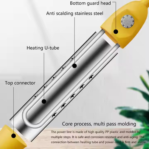 Portable stainless steel water heater