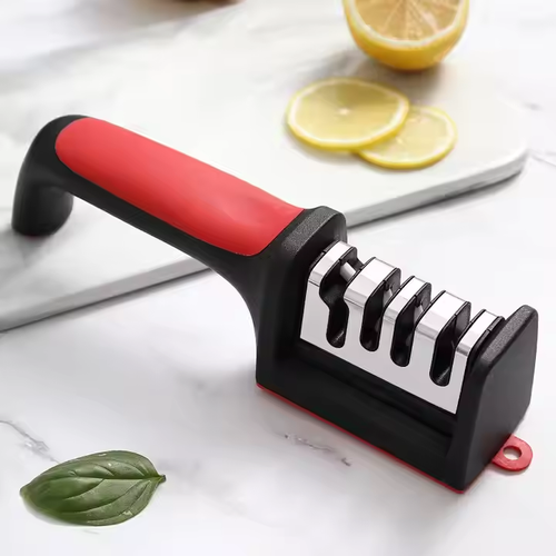 Kitchen Knife Sharpener with Non-Slip Base