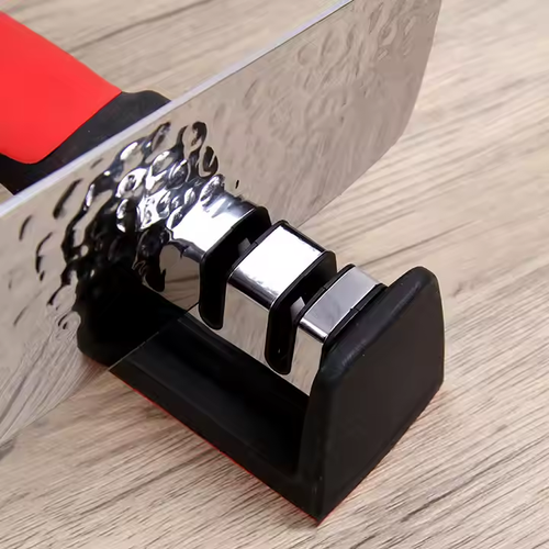 Kitchen Knife Sharpener with Non-Slip Base