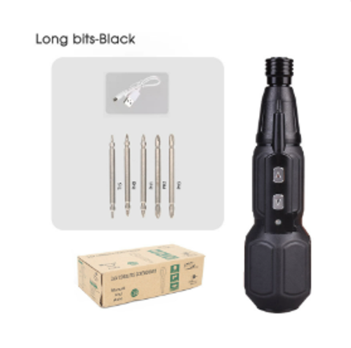 USB Rechargeable Li-ion Battery Powered Electric Drill Tool Cordless Screwdriver