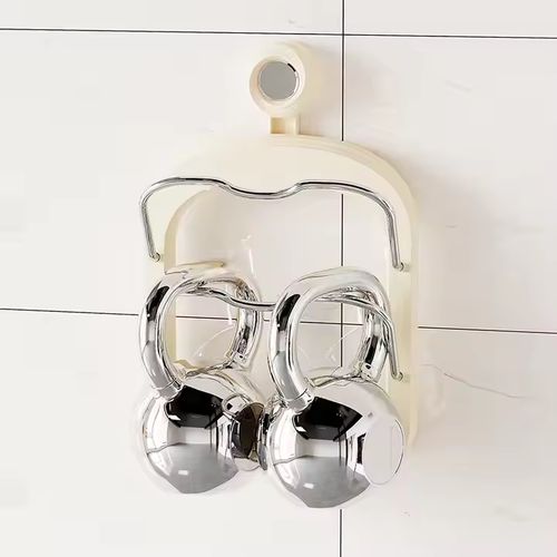 Multifunctional kitchen pot lid rack with suction cup