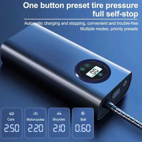 Portable Air Pump Cordless Tire Inflator