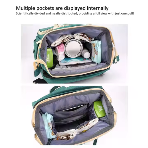 Mummy bag multifunctional foldable baby bed backpack