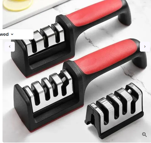 Kitchen Knife Sharpener with Non-Slip Base