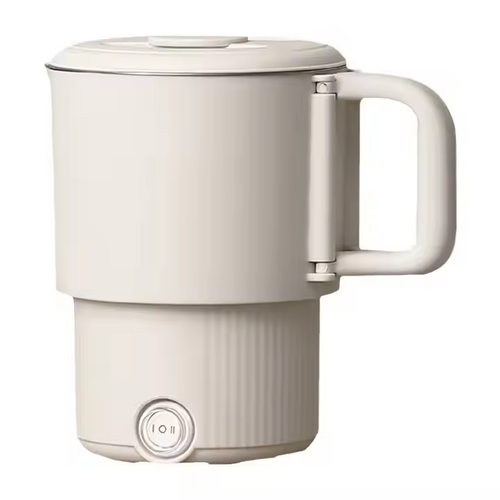 Foldable stainless steel electric kettle with constant temperature insulation