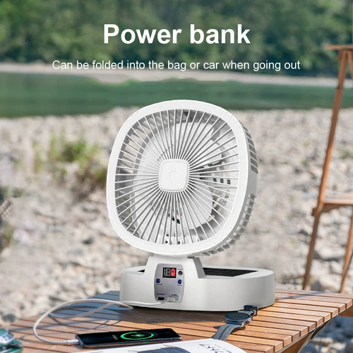 Solar fan Outdoor Camping Fan and New Indoor Solar Rechargeable Ultra Long Range Wireless Portable