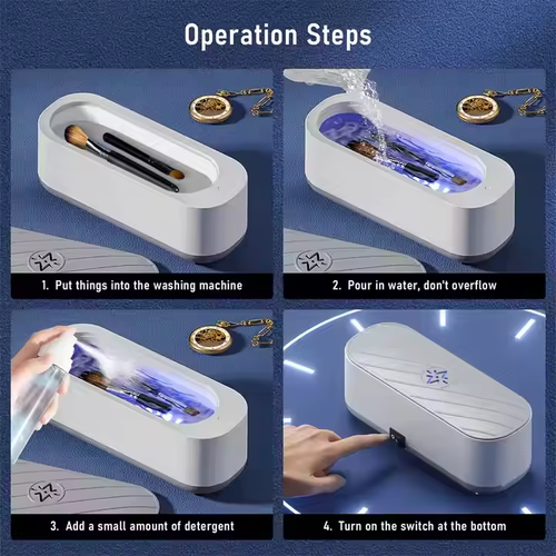 Multifunctional glasses jewelry cleaner