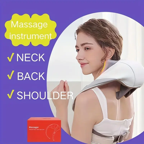 Massage Machine Deep Kneading Electric Neck Shoulder Shiatsu Massage R Heating Wireless Wireless Function