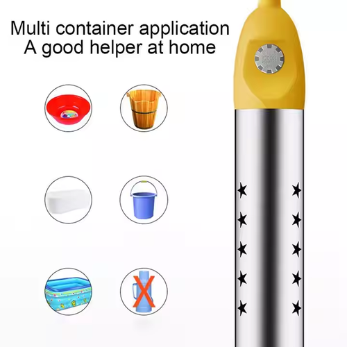 Portable stainless steel water heater