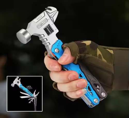 Pocket Emergency Multi Tools Gifts 20 in 1 Multifunction Hammer Pliers Multi Tool