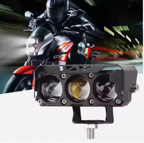 Motorcycle Lights Motorcycle LED Lights Three-Eye Spotlights