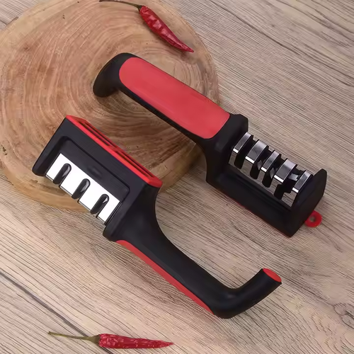 Kitchen Knife Sharpener with Non-Slip Base