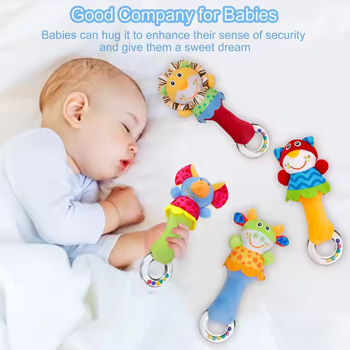 Baby Soft Rattle Sensory Toy