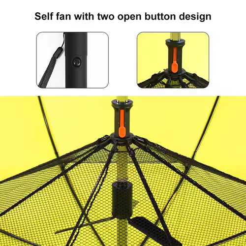 Anti-ultraviolet fan umbrella