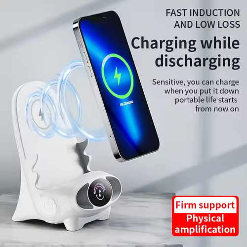 Magnetic Mini Chair Wireless Fast Charger Phone Holder